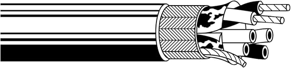 Belden 9841 Multi-Conductor Low Capacitance Computer Cable for EIA RS-485 Applications