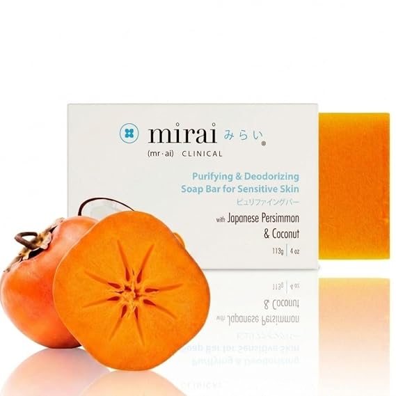 Mirai Clinical Persimmon Soap for Old People Smell, Nonenal Solution, 100g