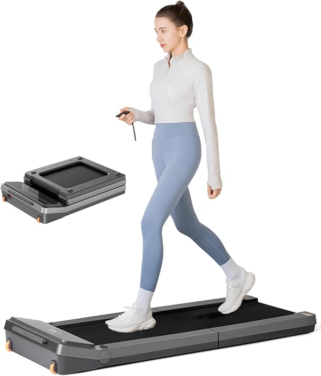 WALKINGPAD Foldable Walking Pad, Ultra Compact Space Saving Design with EasyView, 1-4 MPH Speed for Home Office, Fully Assembled