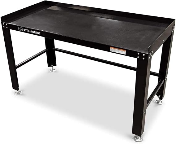 Eastwood Heavy Duty Steel Construction Shop Fully Adjustable Work Bench Holds Up to 1600 Lbs Powder Coated Finish