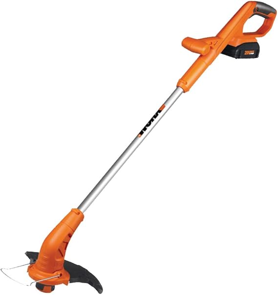 Worx 20V 10" 2-in-1 Cordless String Trimmer & Lawn Edger for Yard, WG154 | Auto Feed, Lightweight at Only 4.2 LBS, for Tight Narrow Spaces, 2.0Ah Battery & Charger Included, PowerShare