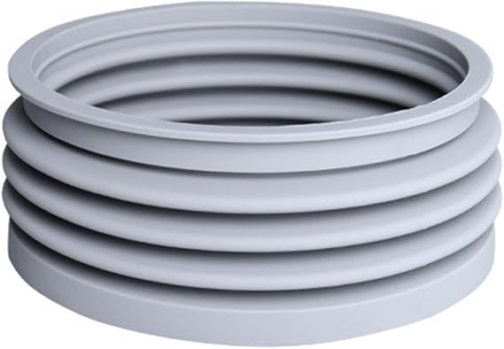 Zoegneer Silicone Dose Bellow for Barsetto V1 BAE01 BAE02S Maxim's B1 Paris BE3899 Coffee Grinder Bean Bin Air Blower to Reduce Grounds Retention Gray 11.9x5.5cm