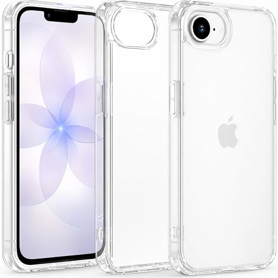 KP TECHNOLOGY Case For iPhone 17e / 16e, Clear Thin Transparent Silicone Gel Cover Case for iPhone 17e / 16e (CLEAR)