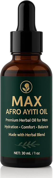 Max+ Afro Ayiti Oil, Natural Herbal Massage Oil for Male(1)