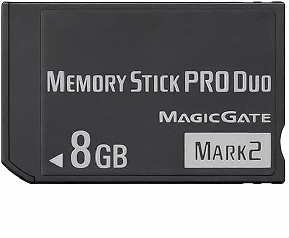 MS 8GB Memory Stick PRO Duo (Mark 2) for PSP Accessories MS Memory Cards ...