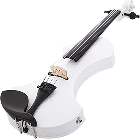 Electric Violin,Silent Electric Solid Wood Violin, Stringed Instruments For Beginners And Music Lovers, 4/4