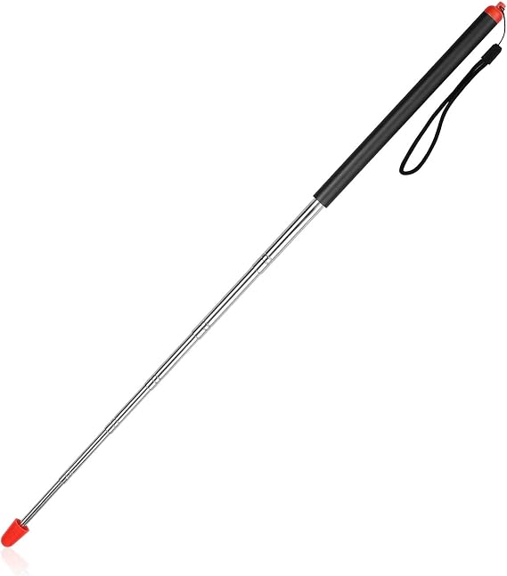 Telescopic Teachers Pointer Stick, 47.24in Retractable Teaching Pointer