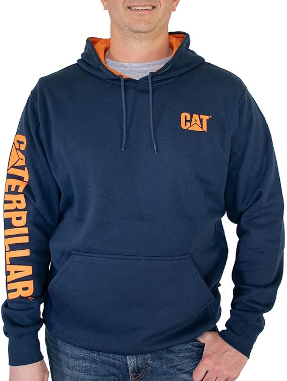 CAT Men's Trademark Contrast Banner Hoodie