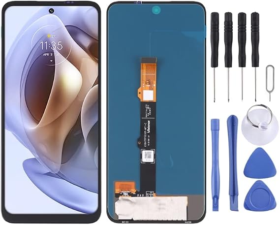 AMOLED Material LCD Screen and Digitizer Full Assembly for Motorola Moto G31 / G41 / G71 5G
