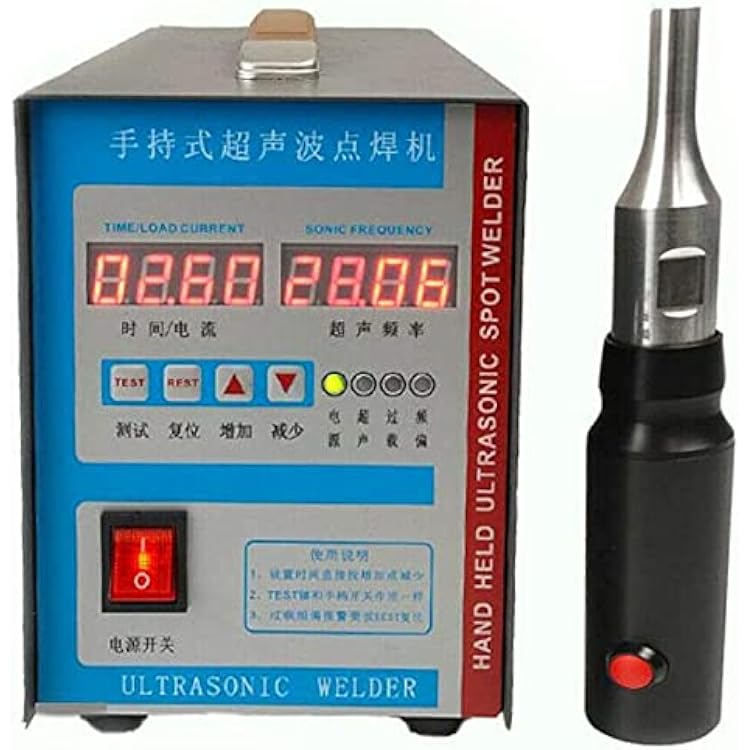 YIYIBYUS Ultrasonic Plastic Spot Welder,110V 28kHz High Frequency Portable Ultrasonic Plastic Welder Plastic Spot Welder