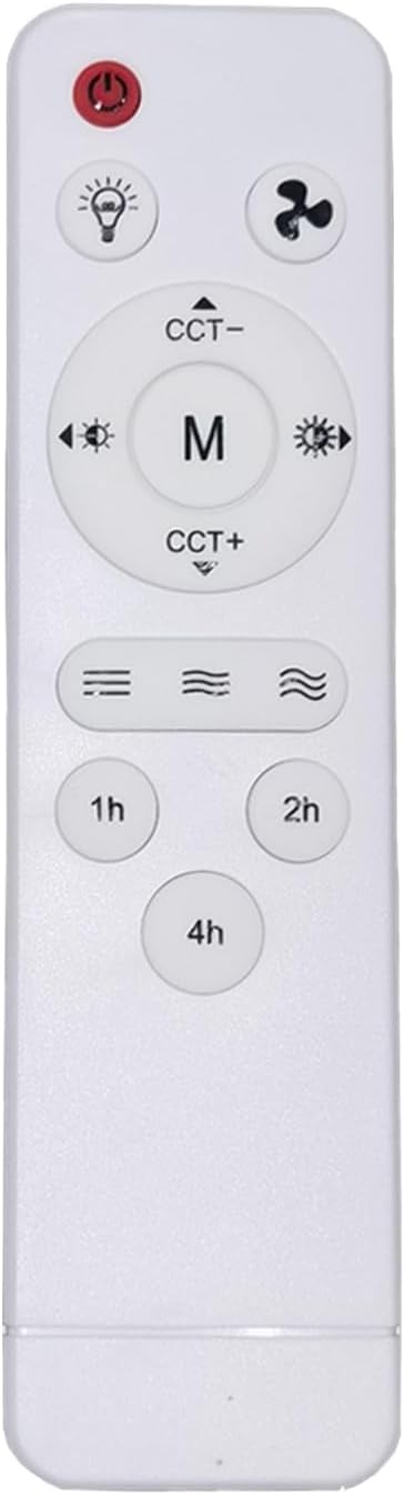 Remote Control Compatible for Ealken Socket Fan Light Ceiling Fan