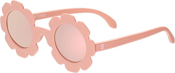 Babiators Blue Series Polarized UV Protection Children's Sunglasses, Rose Gold - Ages 3-5Y