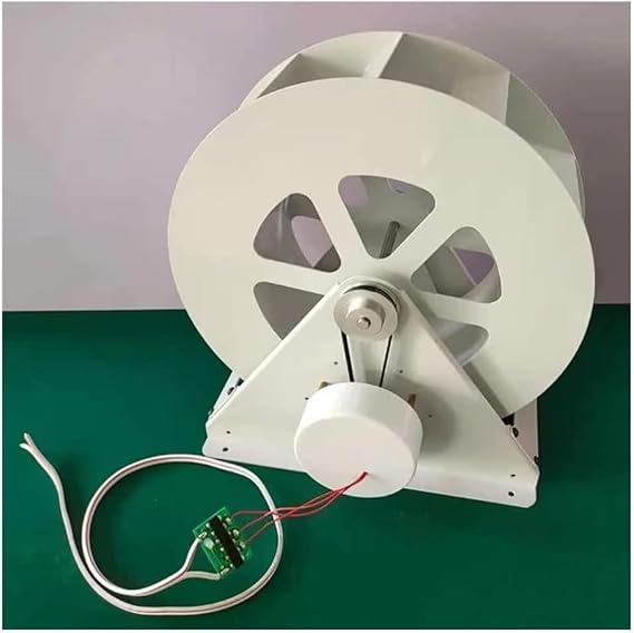 50W/100W Water Turbine Generator, Hydro Generator, Water Wheel Generator, Low-Speed Water Wheel Generator, Micro-Hydro Turbine, Hydroelectric Power Generator for Outdoor(100W)