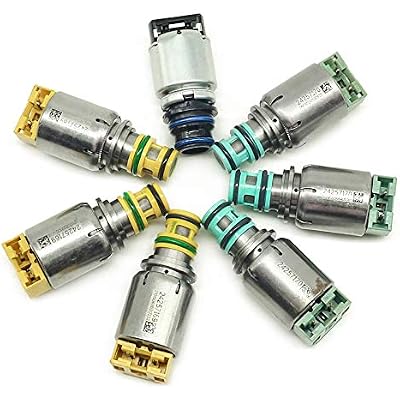 Transmission Solenoids Kits, 7Pcs Transmission Shift Solenoid Kit Electromagnet Set for Cruze LaCrosse Malibu 6T45E 6T40