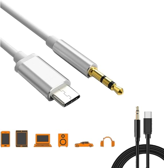 Aux Audio Cable, Usb Type C To 3.5mm Aux Audio Cable Headset Speaker Headphone Jack Adapter Car, For Xioami Wire Adaptor Accessories