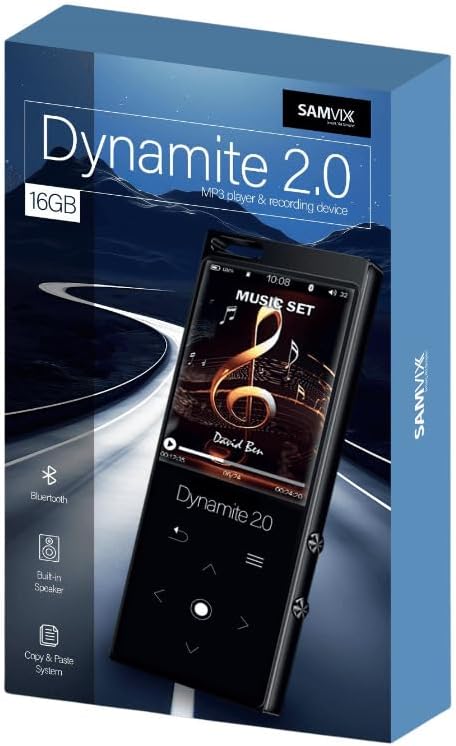 Samvix Dynamite 2.0 16GB Kosher MP3 Player White