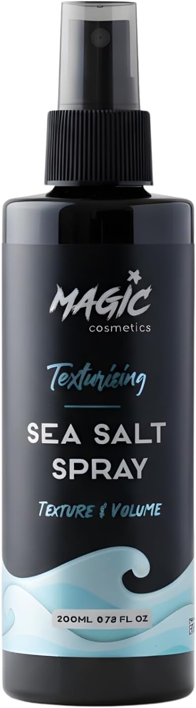 Magic Cosmetics Professional Sea Salt Hair Spray 200ml – Natural Waves, Volumizing and Matte Appearance Formula – For All Hair Types, Unisex Sea Salt Spray