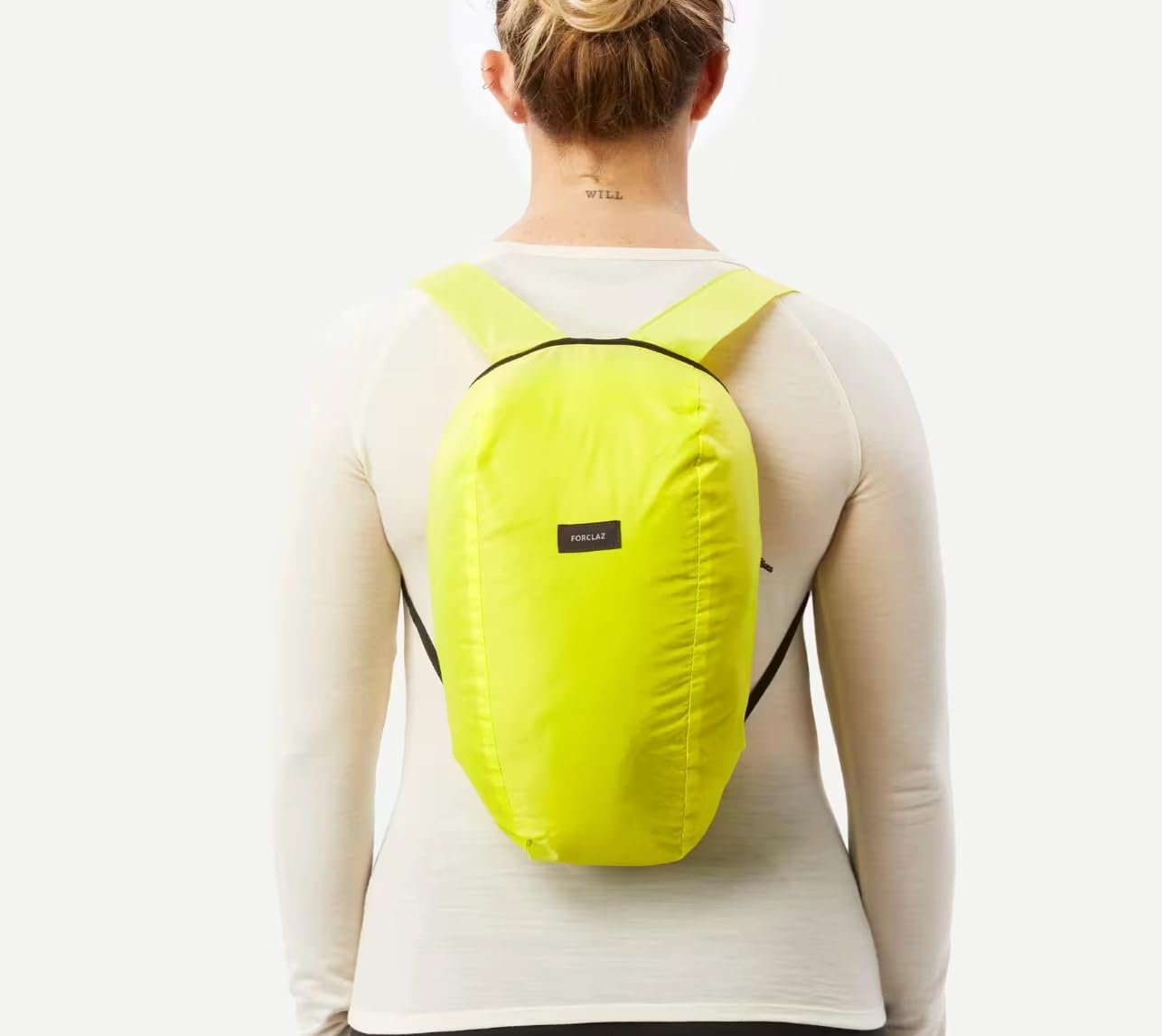 Decathlon Forclaz Outdoor Katlanabilir Sırt Çantası - 10 L - Sarı - Travel Sarı 10Lt