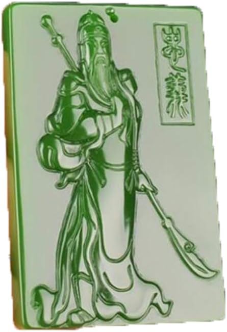 Hotan Jade Jasper Guangong Jade Brand Domineering Zhongyi Qianqiu Wu Wealth God Jade Pendant