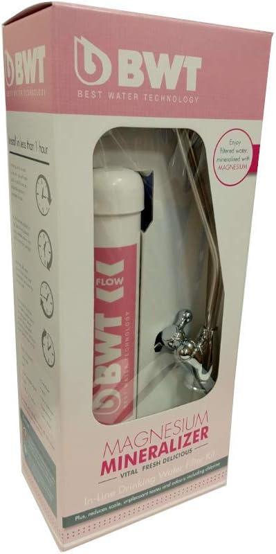 BWT MMDWFKIT Inline Drinking Water Filter Kit with Magnesium, Chrome Finish Tap