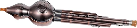 C Key Chinese Cucurbit Flute Hulusi - Ethnic Musical Instrument for Beginners with Elegant Design and Smooth Sound Perfect for Performance and Collection