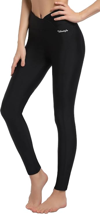 Ubestyle Women's Swim Pants UPF 50+ High Waist Tummy Control Quick Dry