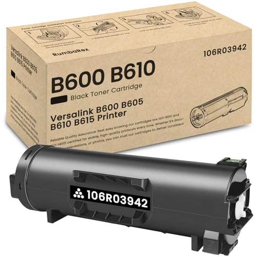 Versalink B600 B610 Toner Cartridge Extra High Capacity 106R03942 Toner Cartridge Replacement for Xerox Versalink B600 B605 B610 B615 Printer Ink Black 1-Pack 26,000 Pages