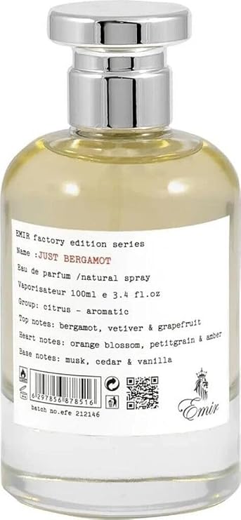 Men Perfume 3.4 Fl Oz Special Edition (JUST BERGAMOT)