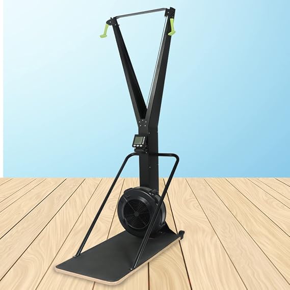 Ski Exercise Machine, Ski Machine with Display Monitor, Indoor Exercise Machine, Elliptical Cross Trainer, Indoor Ski Cross Trainer Machine, Cardio Exercise Equipment