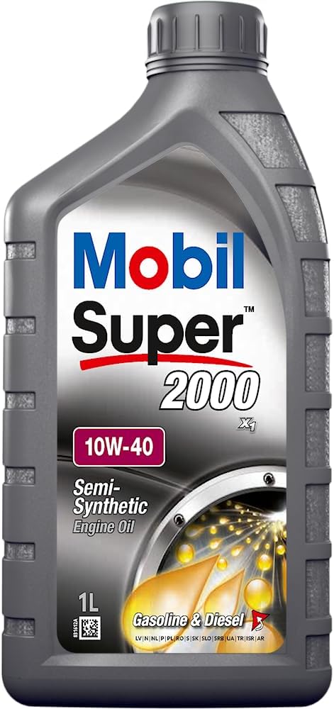 Mobil 151188 Super 2000 x1 10W-40 Engine Oil, 1 l