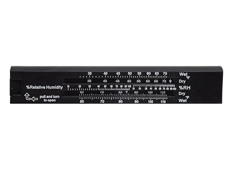Compact Sling Psychrometer; 20/120F (Fahrenheit)