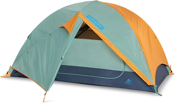 Kelty Wireless Freestanding Camping Tent, 2 4 or 6 Person Size, Huge Interior and Peak Height, Intuitive + Easy to Pitch, Color Coded Setup