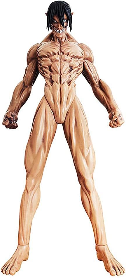 Attack On Titan Action Figures 45cm Eren Yeager Figure Founding Titan PVC Nendroid Model