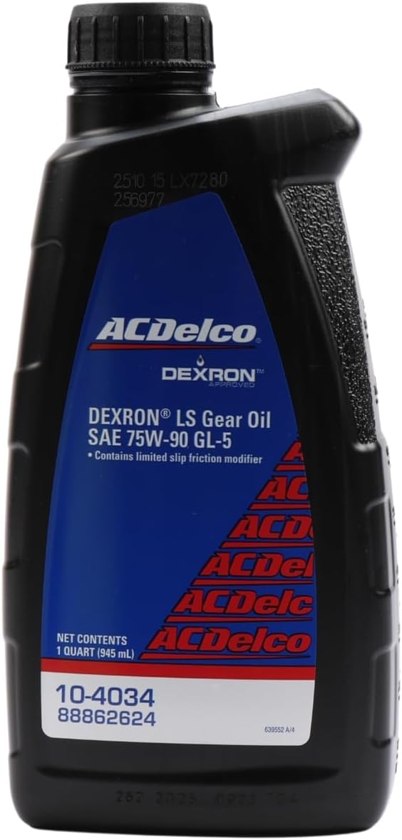 ACDelco GM Original Equipment 10-4034 (88862624) Dexron LS 75W-90 Gear Oil - 32 oz