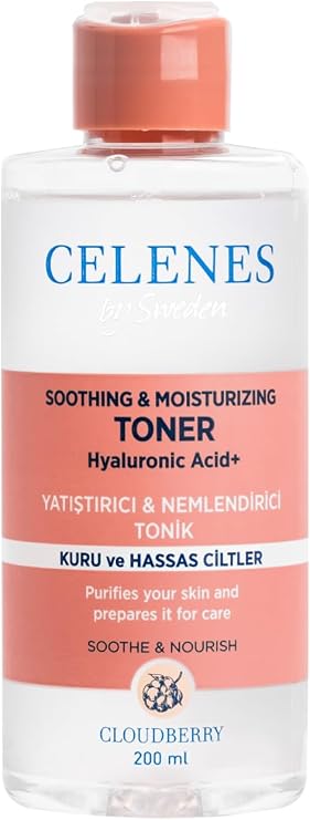 Celenes Cloudberry Nemlendirici & Yatıştırıcı Tonik, 200ml