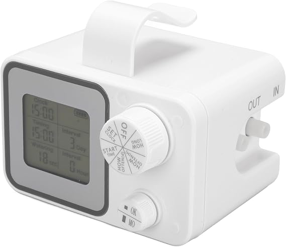 Automatic Watering System, Programmable Drip Irrigation Kit with Water Timer for Indoor Potted Plants