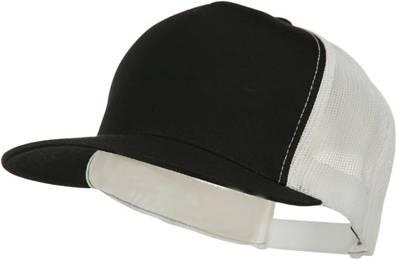 Classic 5 Panel Two Tone Mesh Trucker Snapback Cap