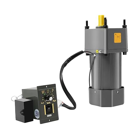 110V 250W Ac Gear Motor Electric Single-Phase Gear Motor 0-270RPM Electric Variable Speed Adjustable Controller Governor 5K Geared Motor and Speed Controller Combo