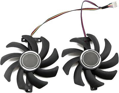 Graphics Card 85MM PVA080E12R RX5500 RX5600 Cooler Fan Replacement Compatible with RX 5500 5600 XT Phantom Gaming Graphics Video Card Fans