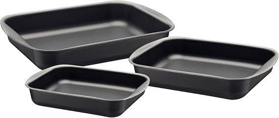 Tramontina Non-Stick Roasting Pan Set, Aluminium (Graphite)