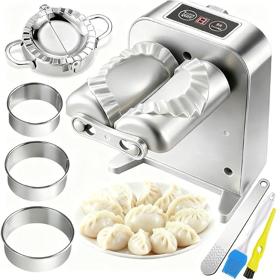 Electric Dumpling Maker Rechargeable with Empanada Maker Press