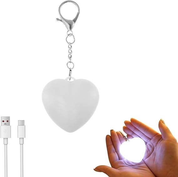 Purse Light Handbag Light, Sensor Touch Activated Light Mini Heart Shape Night Handbag Purse Lamp Best Gifts for Women Girls Valentines Day