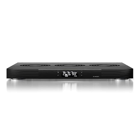 AC Infinity AIRCOM T9, Quiet Cooling Fan System 17" Top-Exhaust | For Receivers, Amps, DVR, AV Cabinet Components
