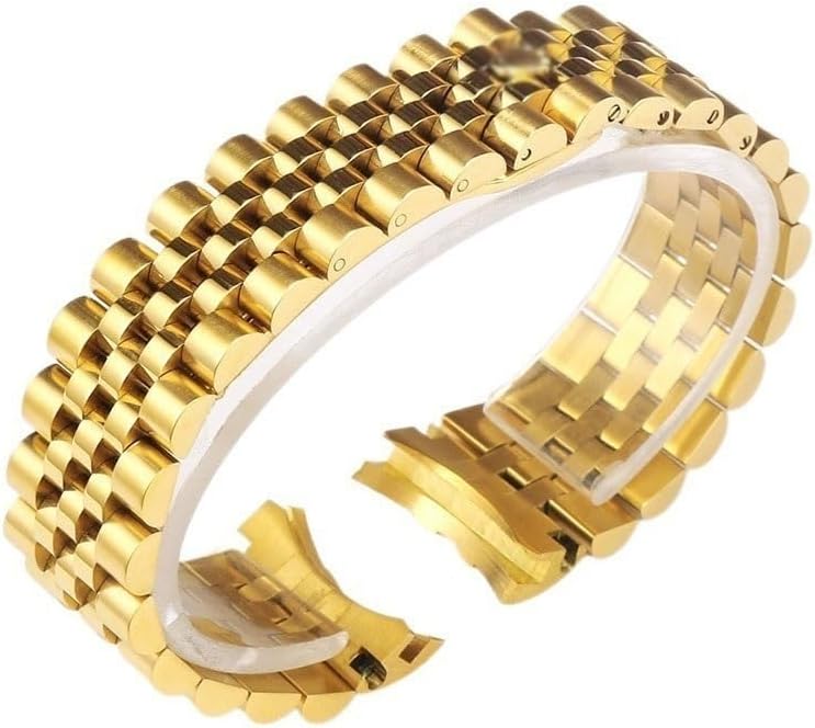 Stainless Steel Watch Strap For Rolex Datejust Day-Date Oyster Perpetual Watch Chain For Both Men and Women
