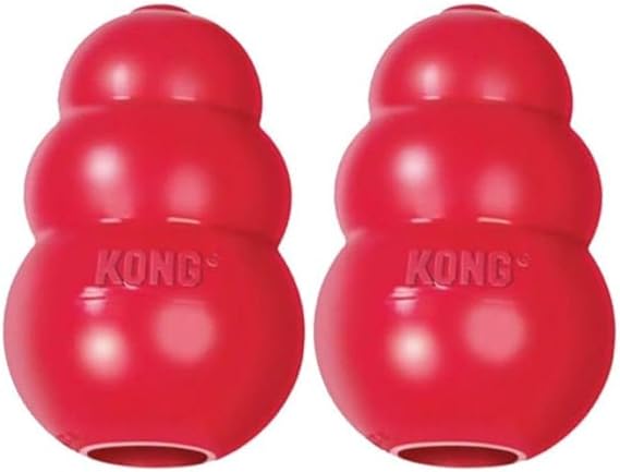(2 Pack) Kong King Classic Dog Toy, XX-Large, Red