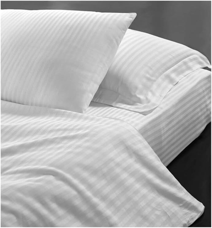 Mulberry Otel Yastık Kılıfı Pamuk Saten 2 Adet Beyaz 50x70 Sedna