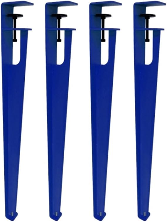 Adjustable Coffee Table Legs Set of 4 Metal Workbench Support Legs Replacement Legs for Tables Dark Blue 71cm (28in)