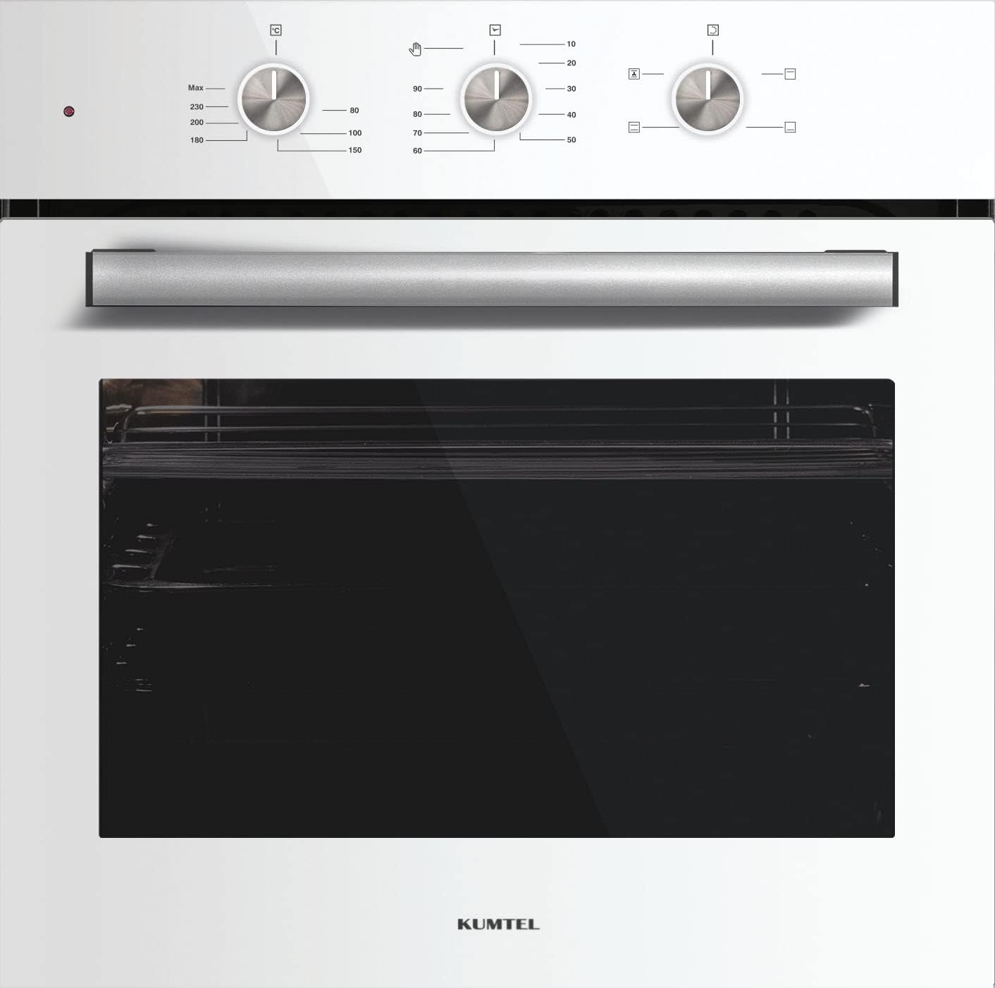 Kumtel B66 - SF2 MT Turbo Fanlı Ankastre Fırın, Beyaz [Enerji Sınıfı A]