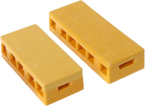 1Piece lectric Bike Motor Controller Wire Connection Box Insulation Box Phase Battery Wire Connector, Yellow