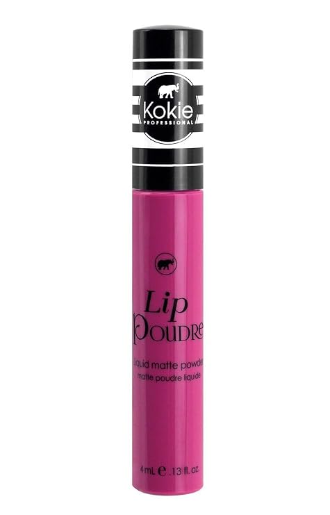 Kokie Cosmetics Lip Poudre Liquid Lip Powder, Charmed, 0.13 Fluid Ounce